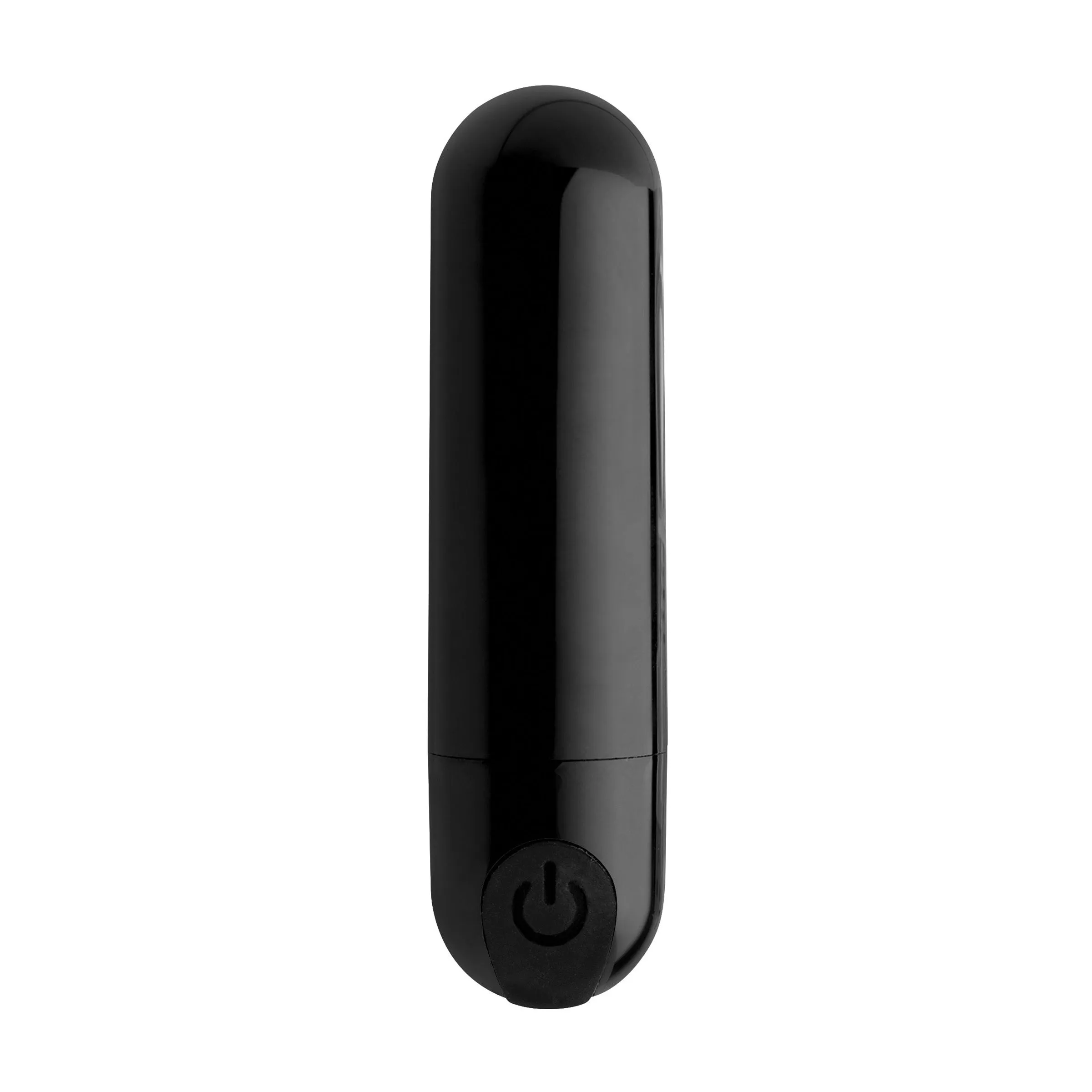 10X Rechargeable Vibrating Metallic Bullet - Black