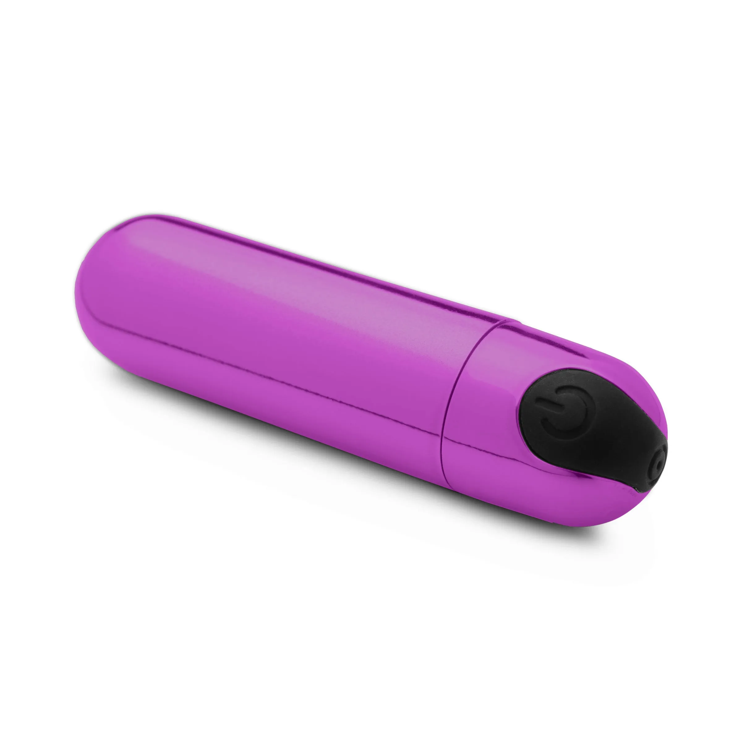 10X Rechargeable Vibrating Metallic Bullet - Purple