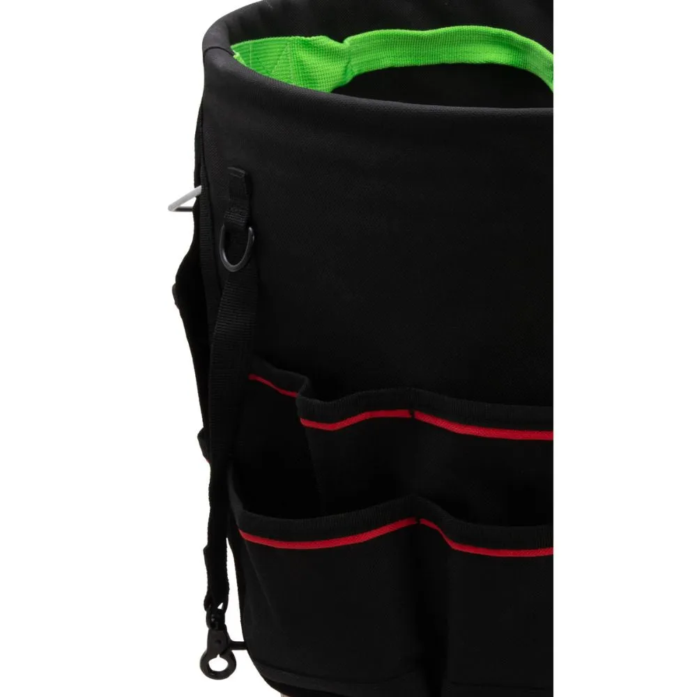 212 Performance BKO29-05 29-Pocket 5-Gallon Bucket Tool Organizer Black;Green;Red