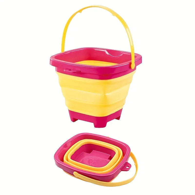 2L Collapsible Bucket Perfect for Kids Beach Camping