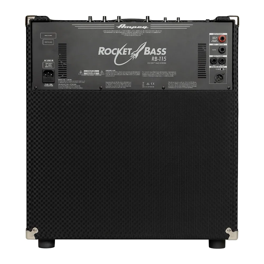 Ampeg Rocket Bass RB-115 1x15 200W Bass Combo Amp Black and Silver