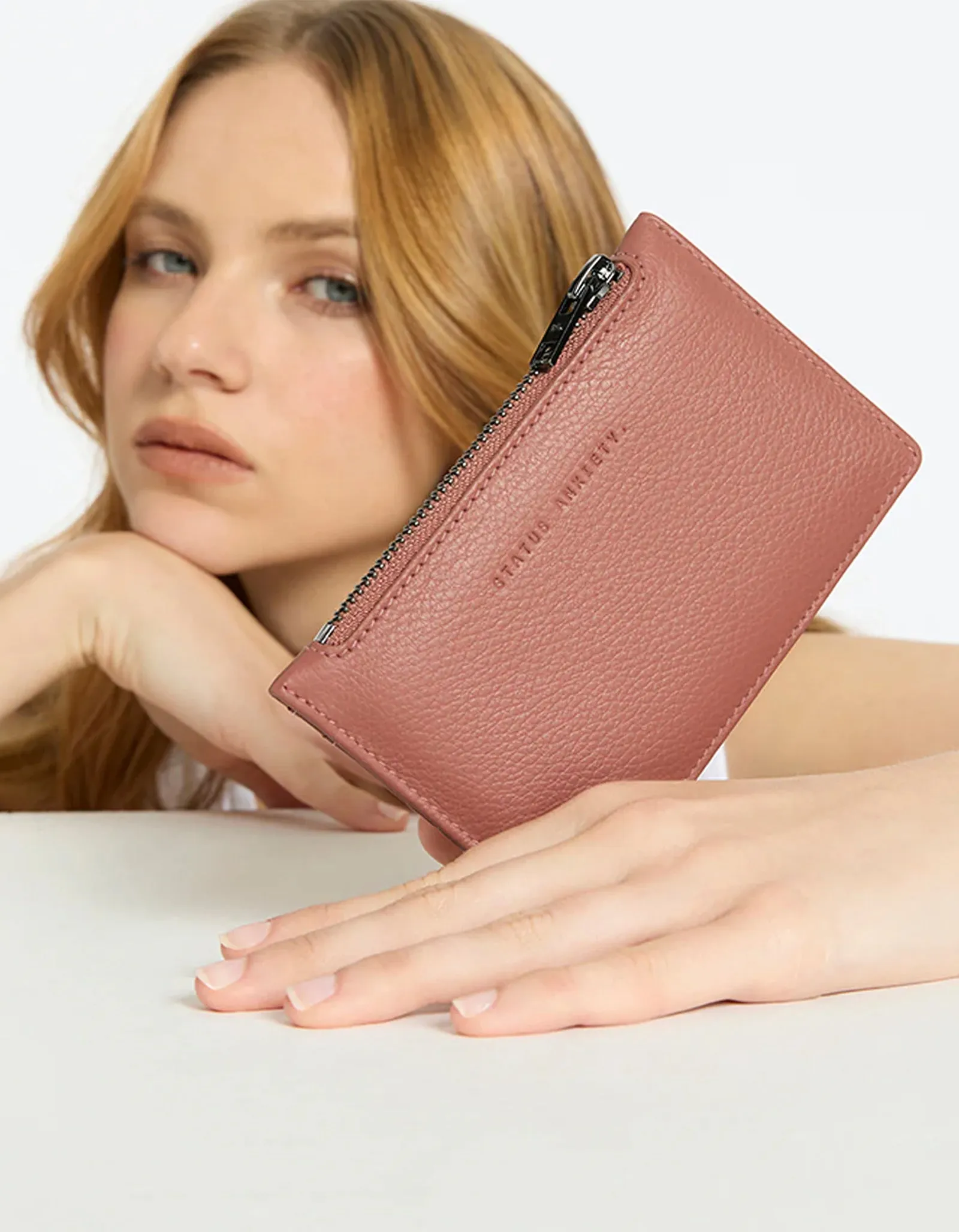 Avoiding Things Wallet - Dusty Rose