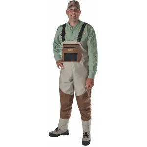 Caddis Mens Long Tan/Copper Deluxe Stockingfoot Breathable Waders