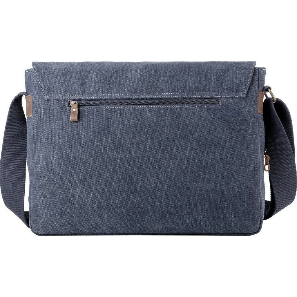 Canvas Laptop Messenger Bag - Troop London Classic  - 18'' Diagonally