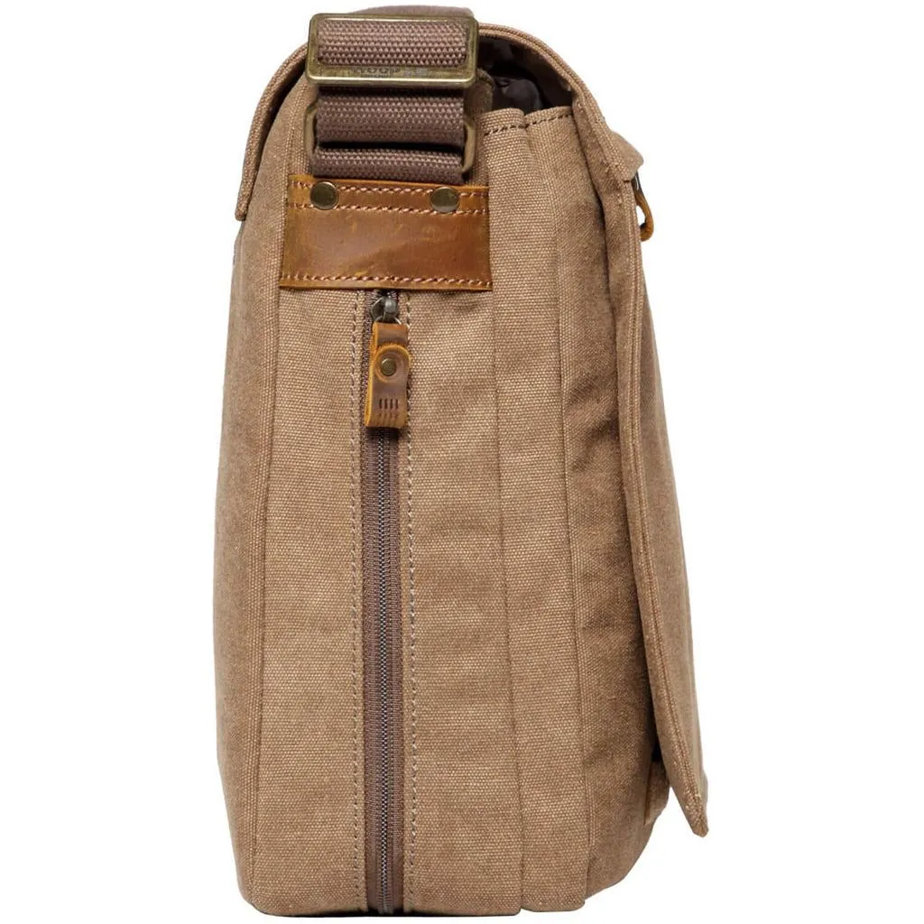 Canvas Laptop Messenger Bag - Troop London Classic  - 18'' Diagonally