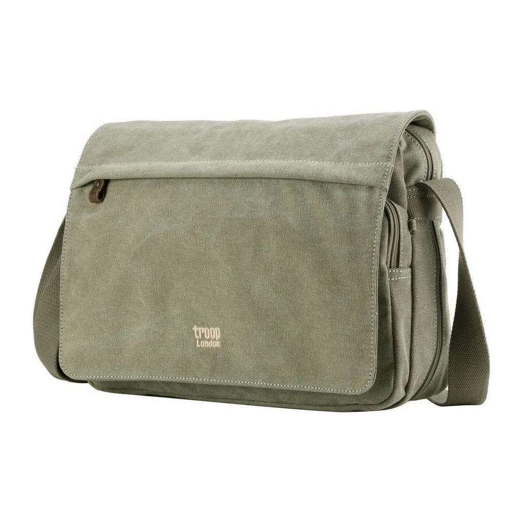 Canvas Messenger Bag - Troop London Classic - 6 Great Colours