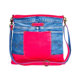 Charley Denim Shoulder Bag