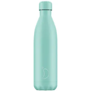 Chilly's Pastel all green 750ml insulated bottle