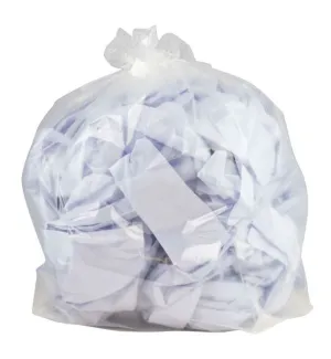 Clear Plastic Garbage Bags 35"x47"