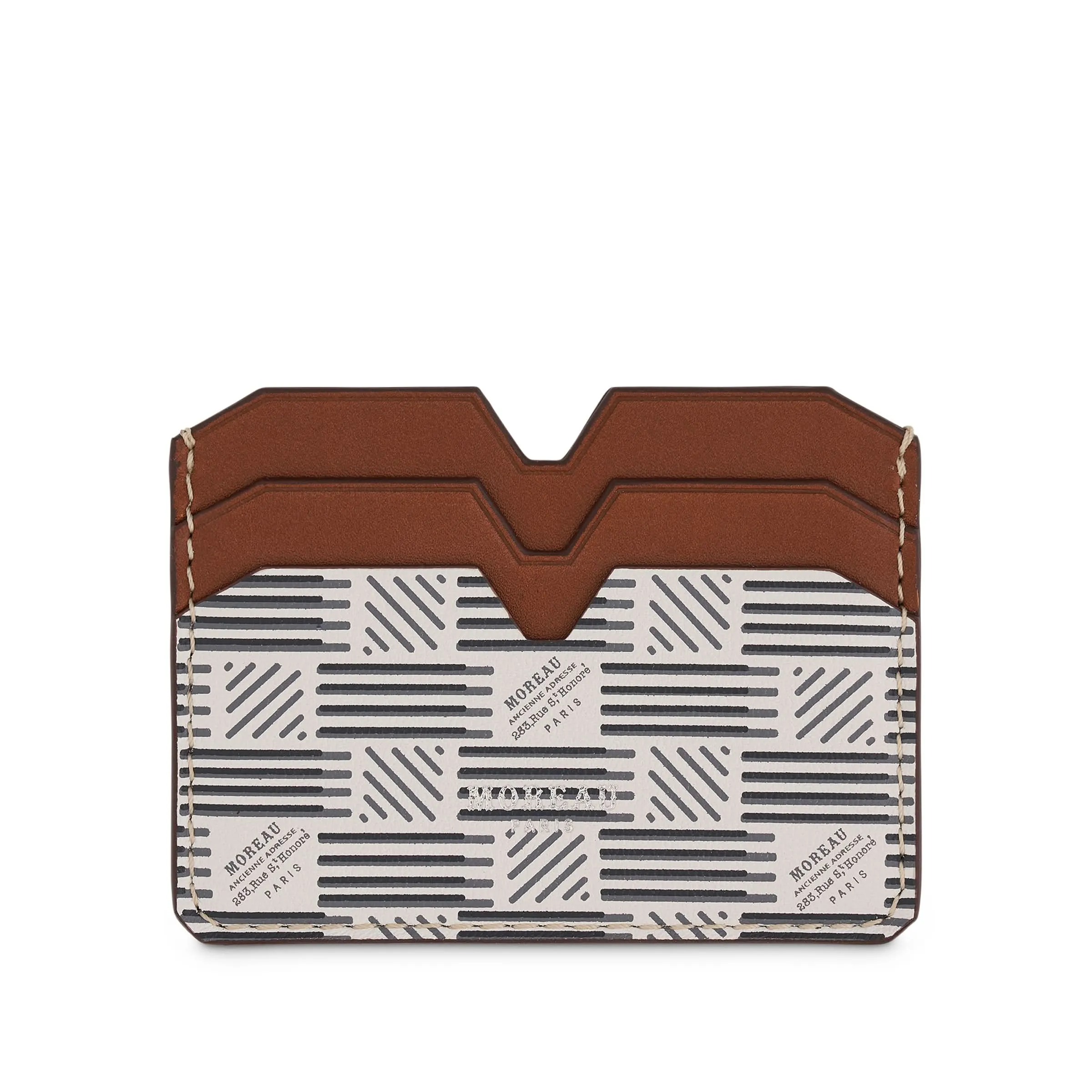 CM 4CC Cardholder in White/Brown