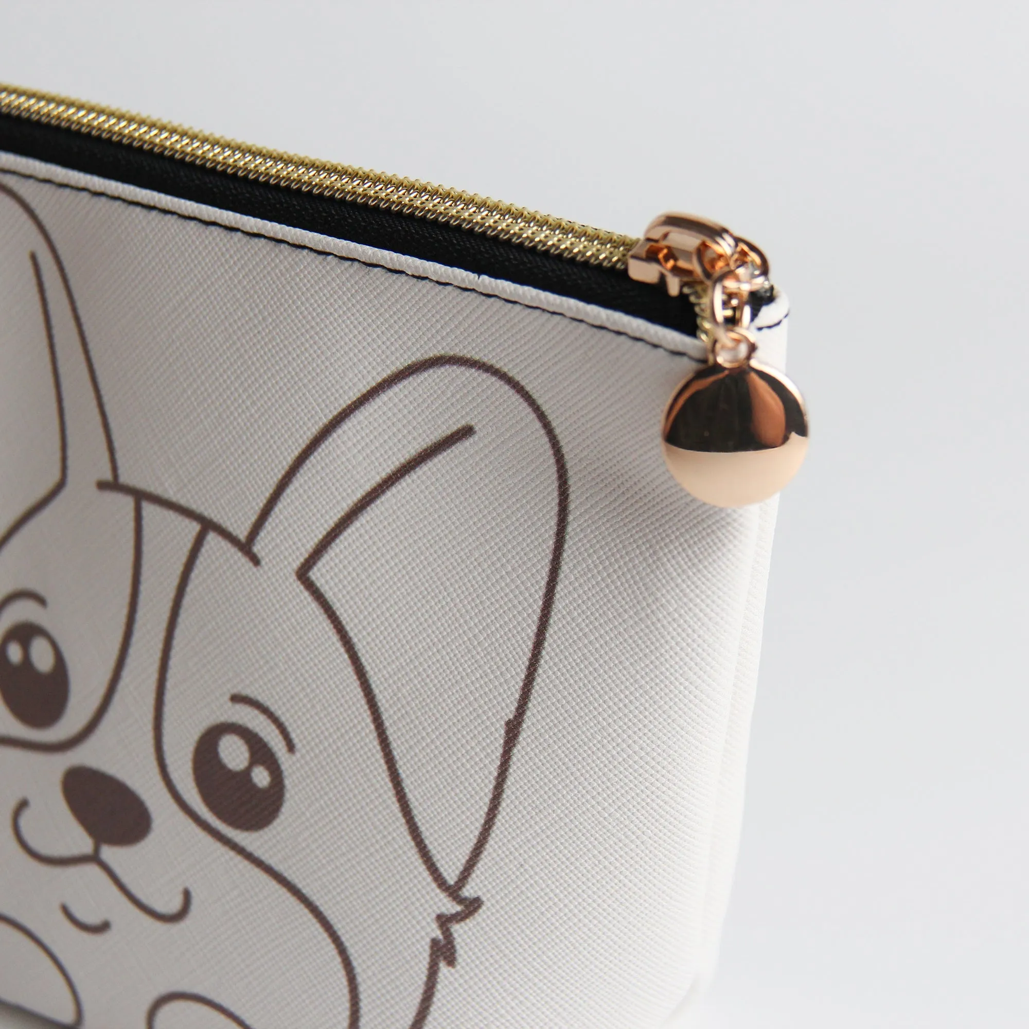 Corgi Travel Makeup Pouch – Chic & Functional Cosmetic Organizer