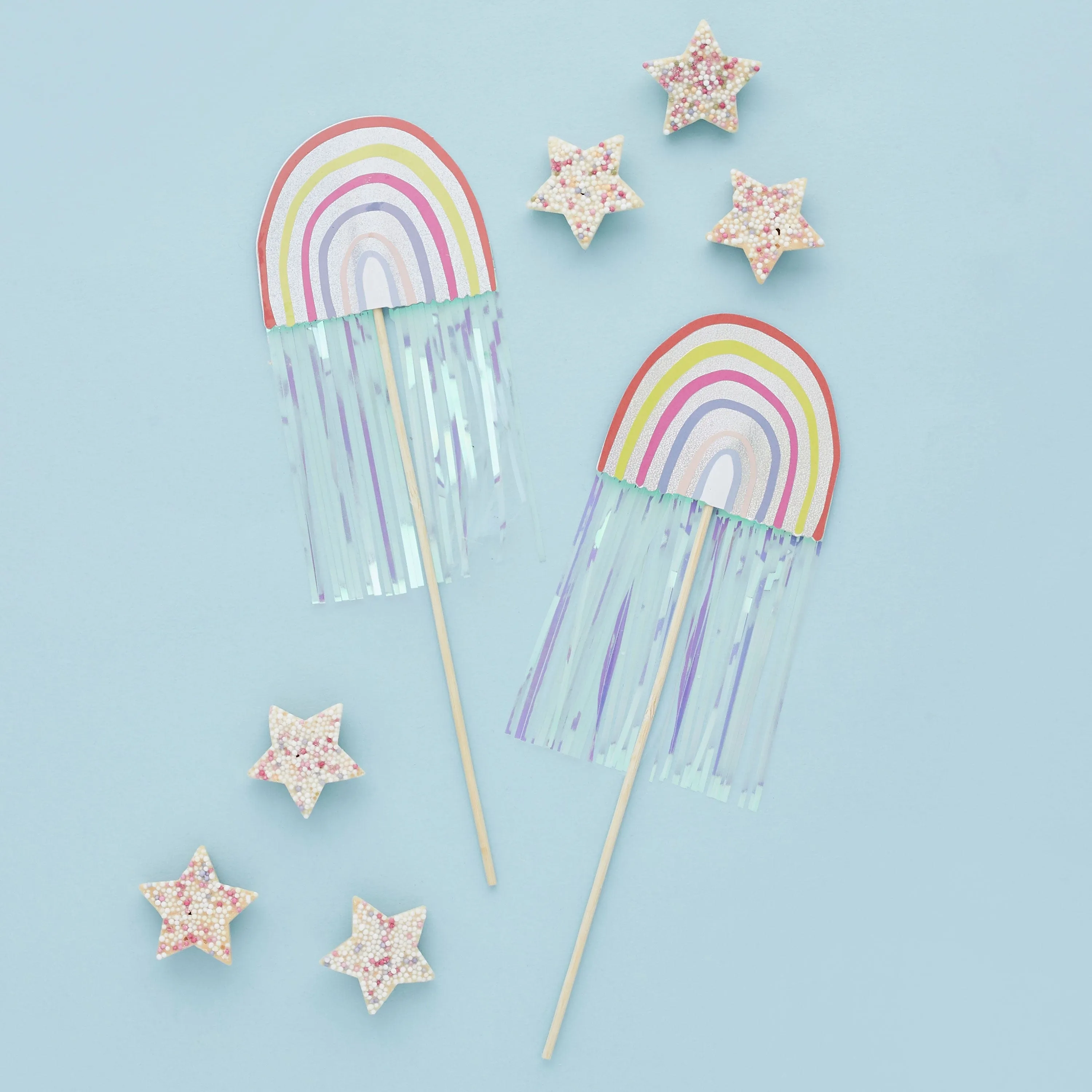 Enchanted Rainbow Party Wands - Pack of 5