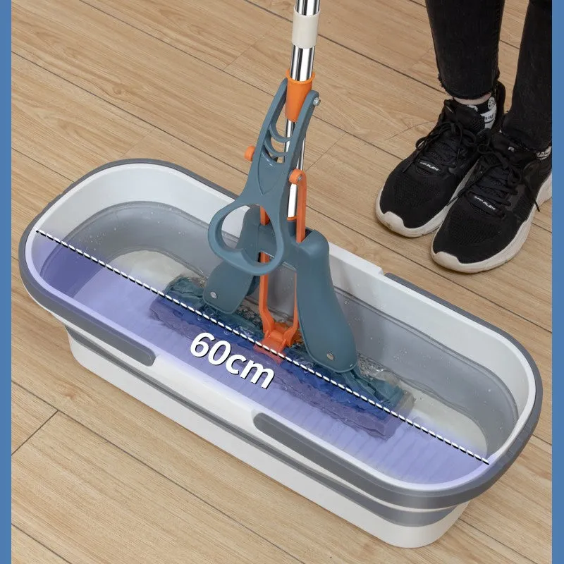 Foldable Plastic Mop Bucket For Household Use