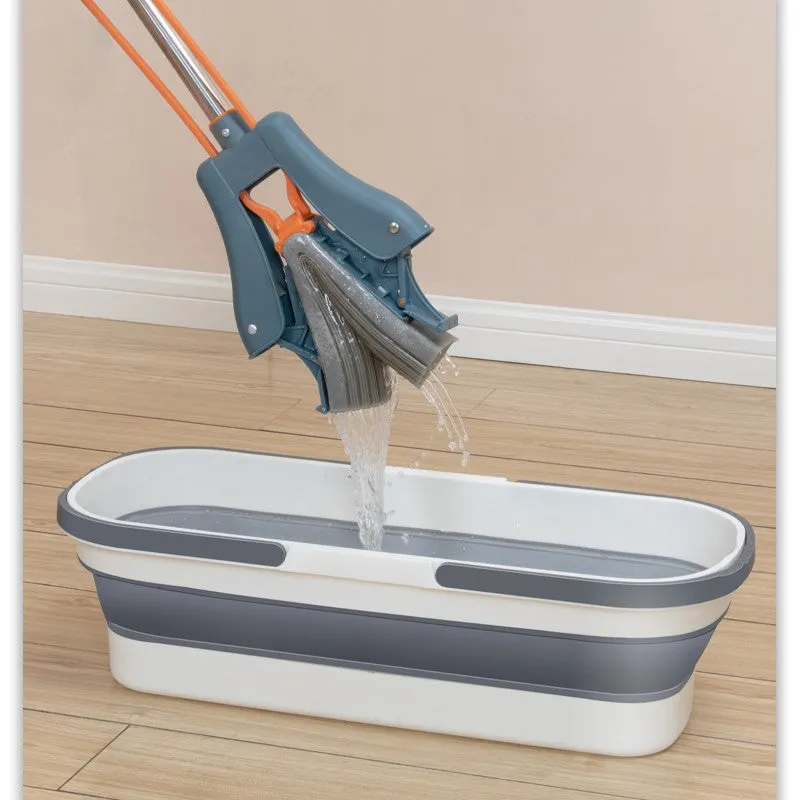 Foldable Plastic Mop Bucket For Household Use