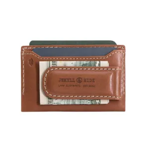 Jekyll & Hide Money Clip Card Holder - Tan