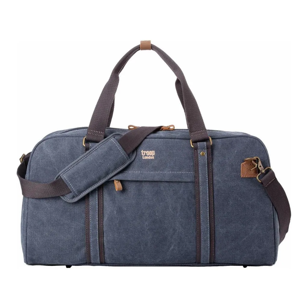 Large Holdall Weekend Bag - Troop Classic Canvas Travel Duffel Bag - 5 Colours