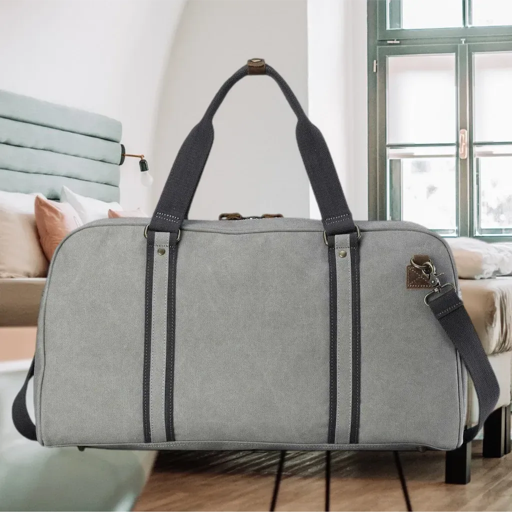 Large Holdall Weekend Bag - Troop Classic Canvas Travel Duffel Bag - 5 Colours