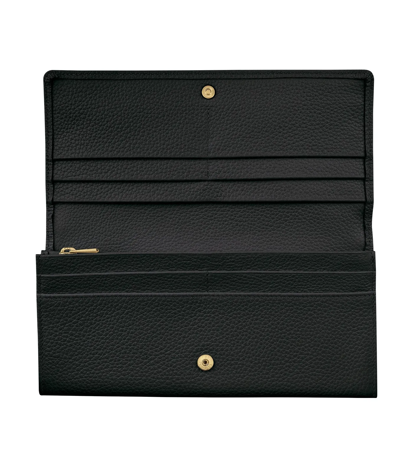 Le Foulonné Continental Wallet Black