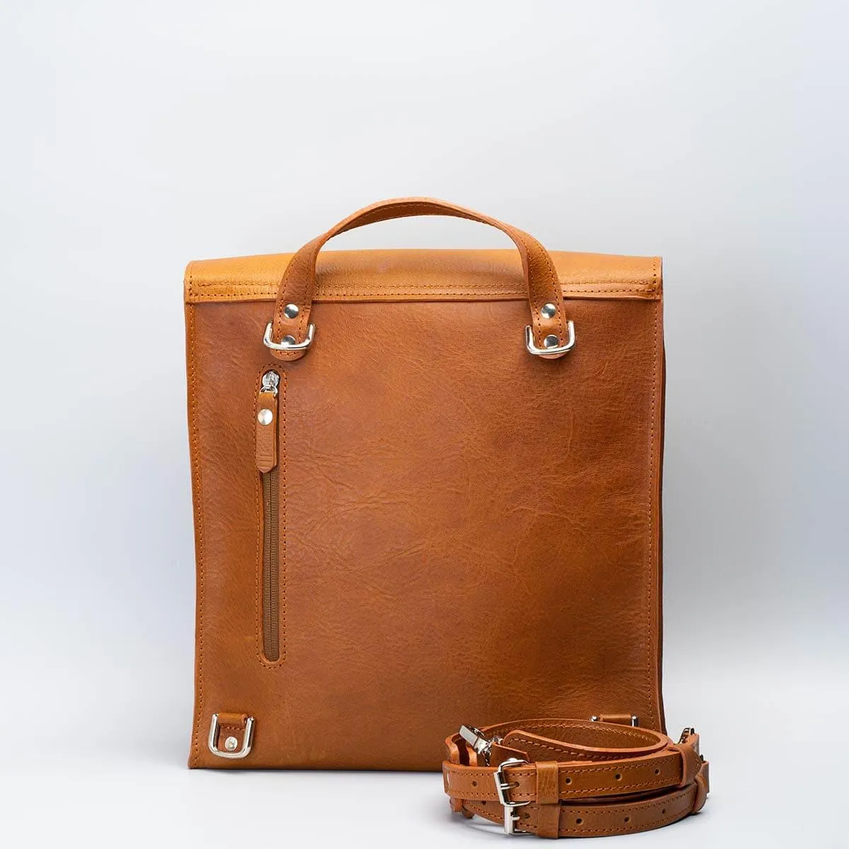 Leather backpack - Fibonacci