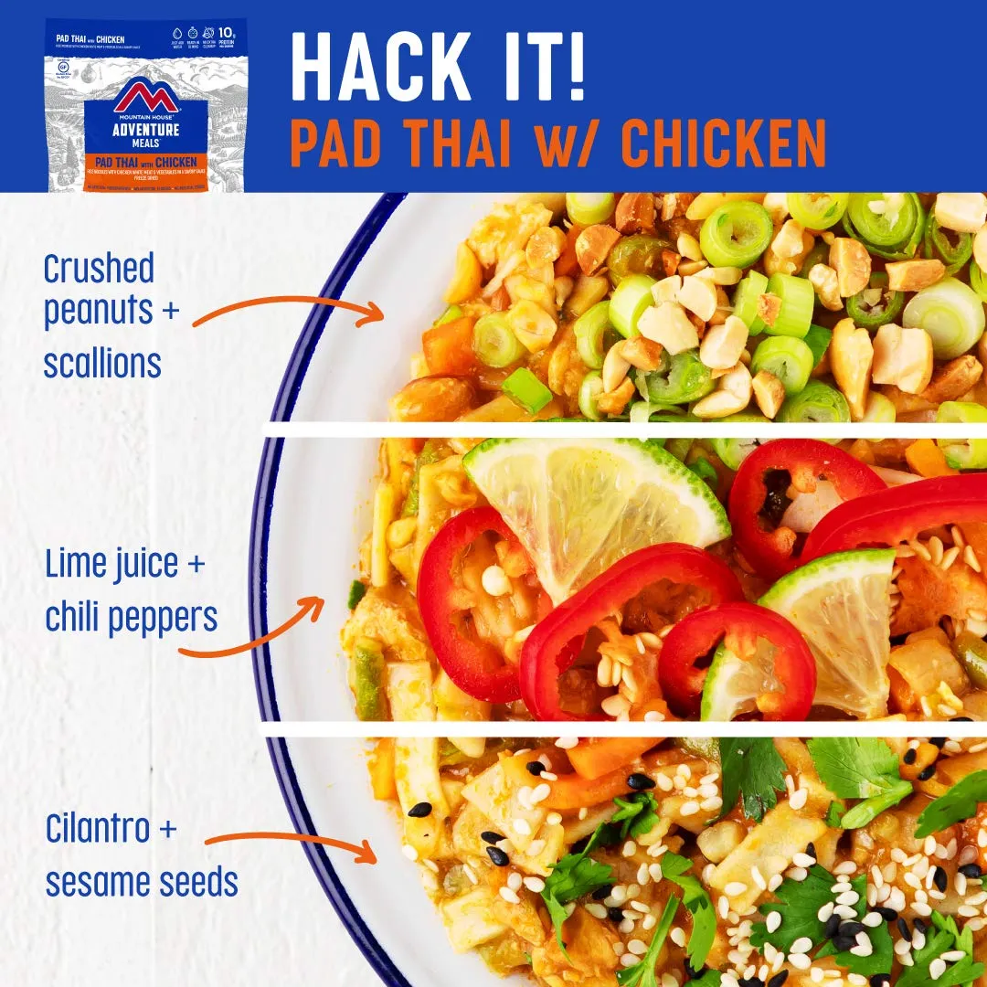 Mountain House - Pad Thai with Chicken Pouch - 6 Pack