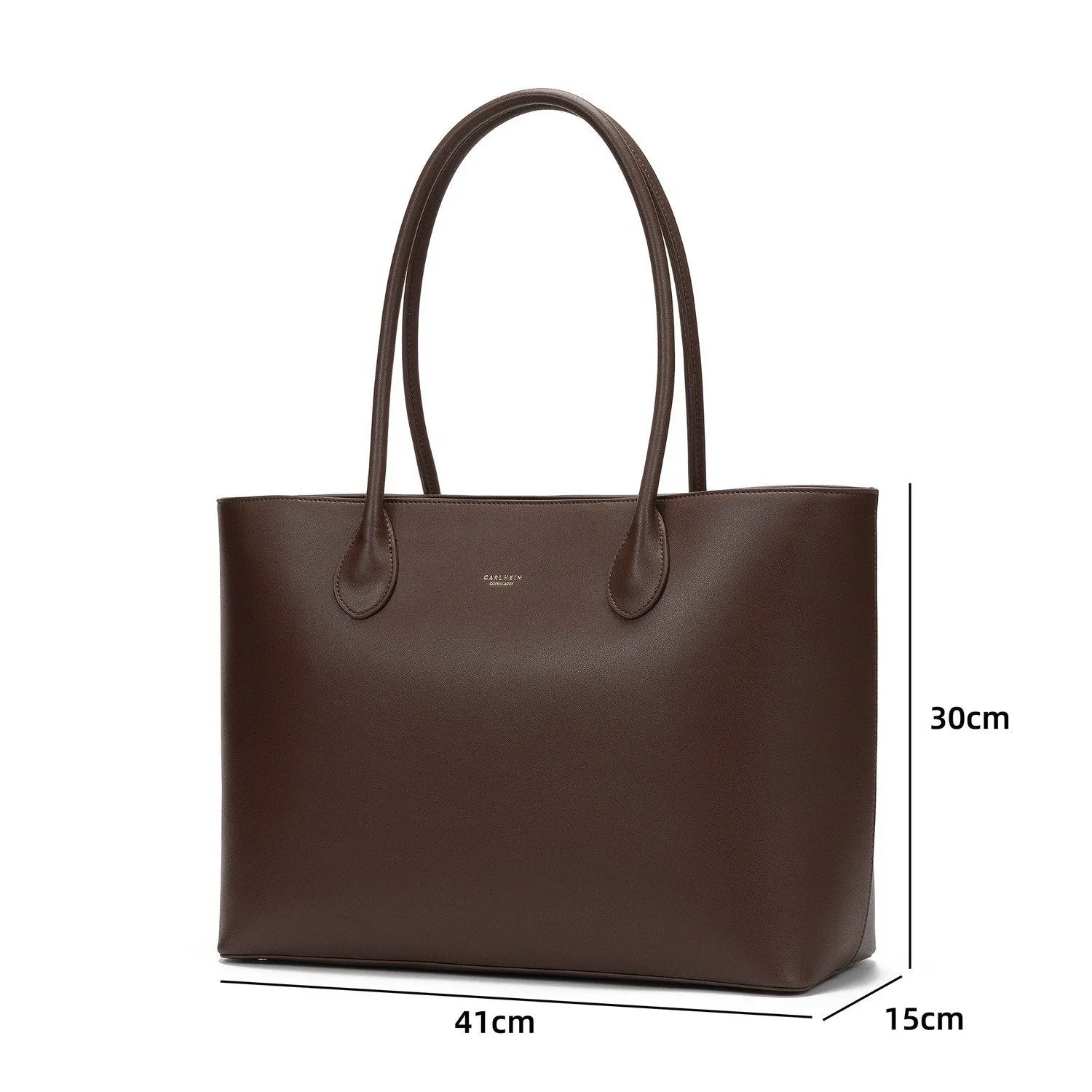 Olivia Genuine Leather Handbag (Brown)