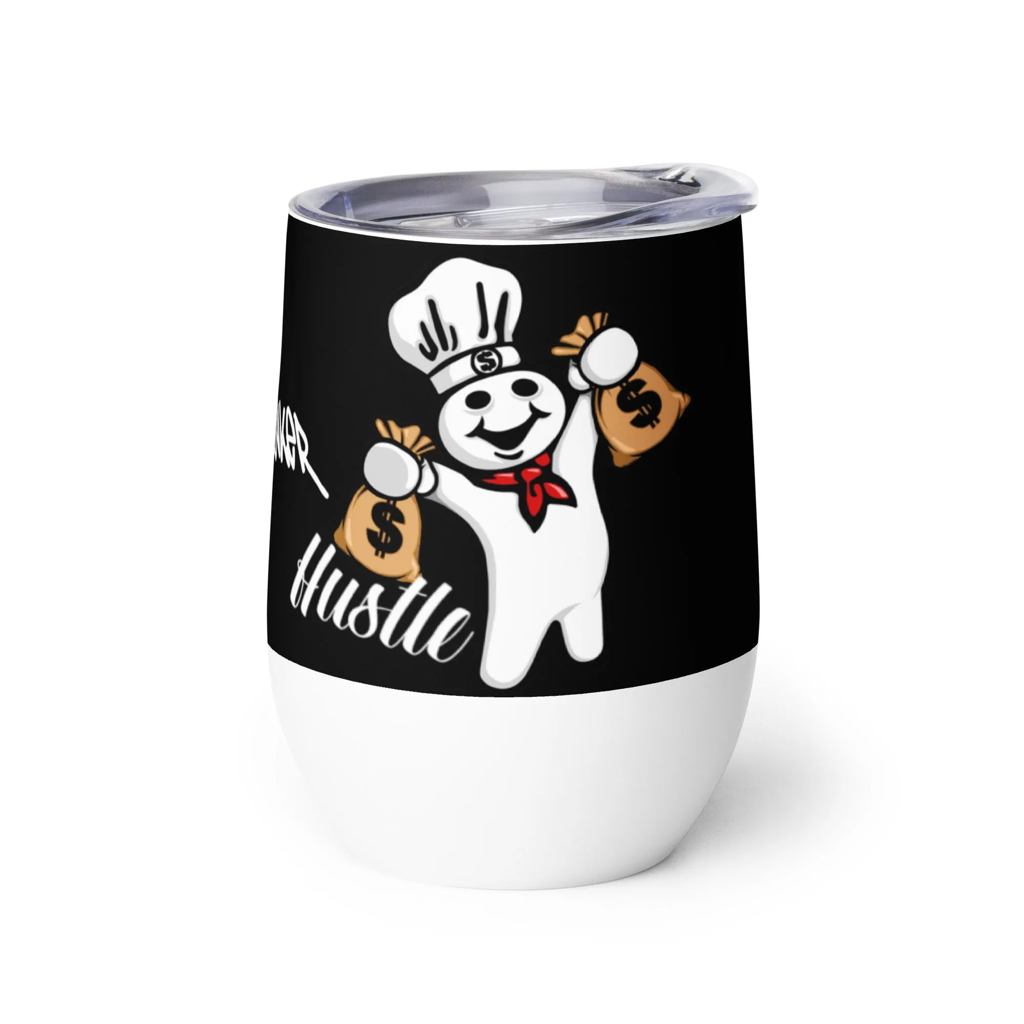 "Dough Boy Hustle" Wine tumbler