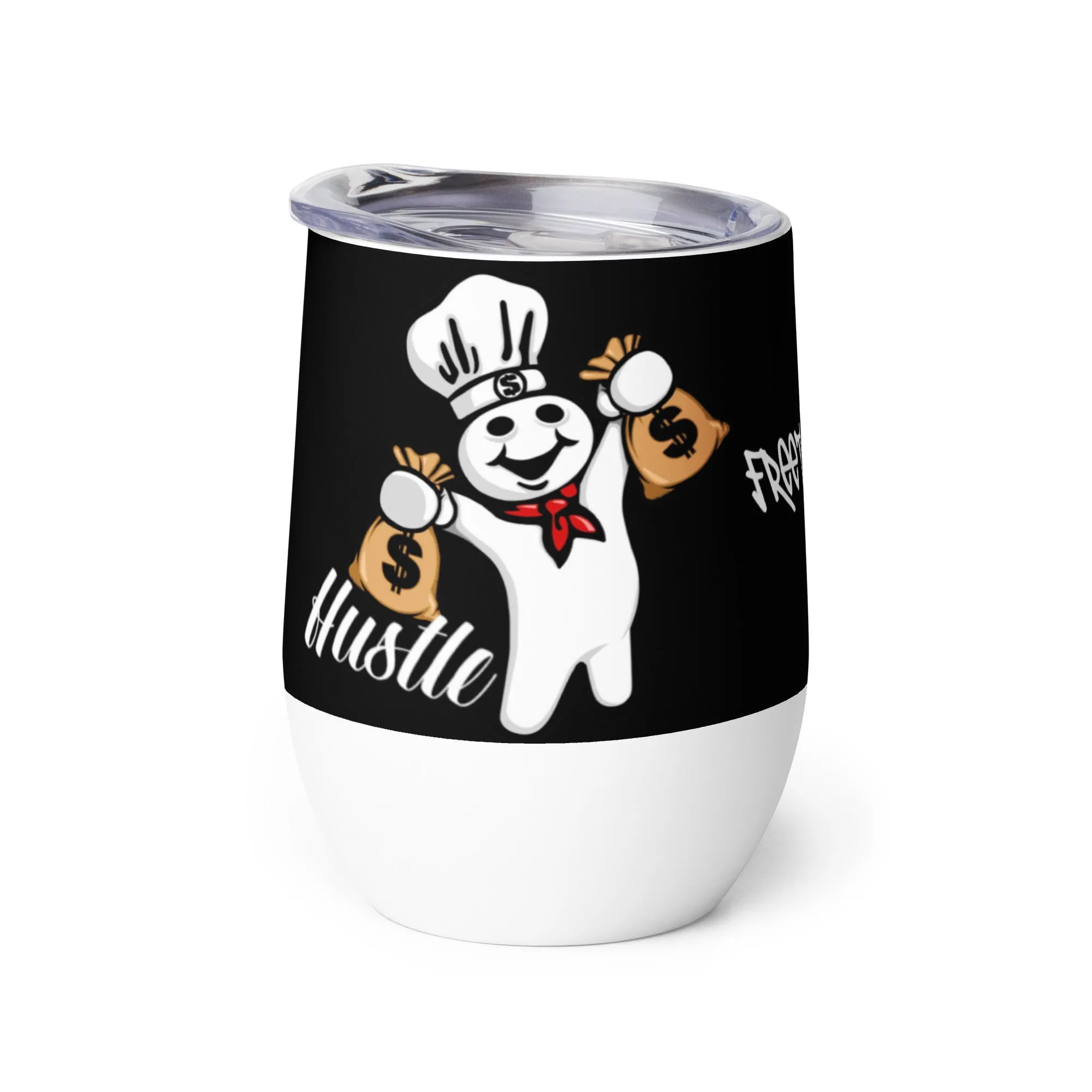 "Dough Boy Hustle" Wine tumbler