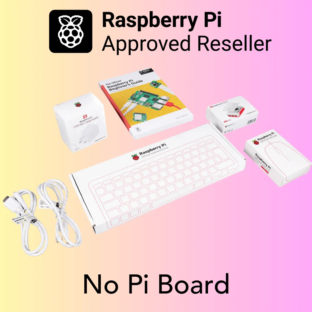 Raspberry Pi 5 Desktop Kit components & packaging, AU (No board)