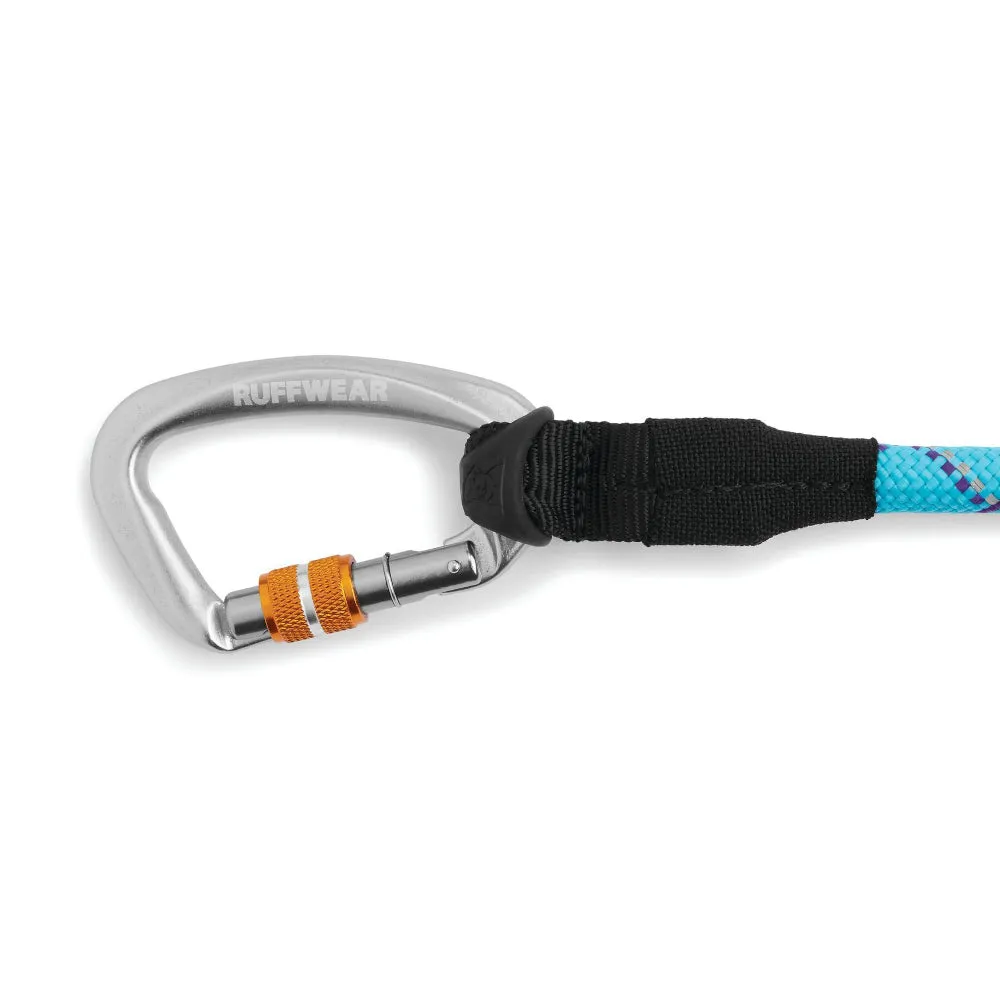 Ruffwear Knot-a-Long Reflective Rope Traffic Dog Leash (Blue Atoll)