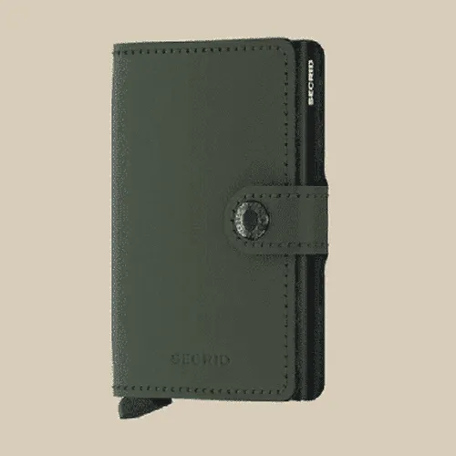 Secrid Miniwallet Matt Green & Black