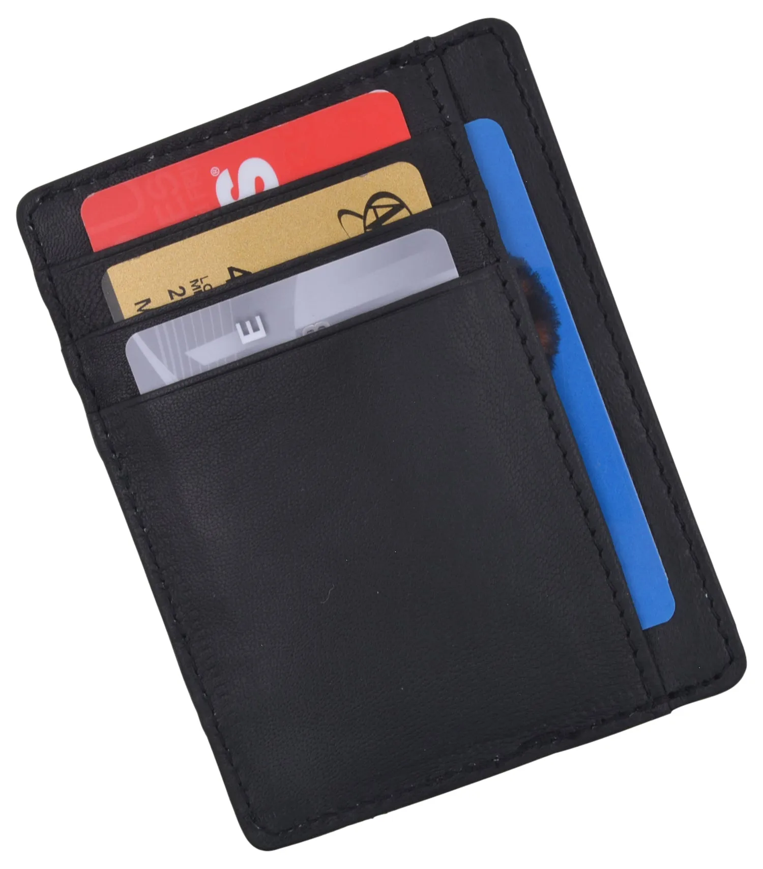 Slim Wallet RFID Front Pocket Wallet Minimalist Secure Thin Credit Card Holder