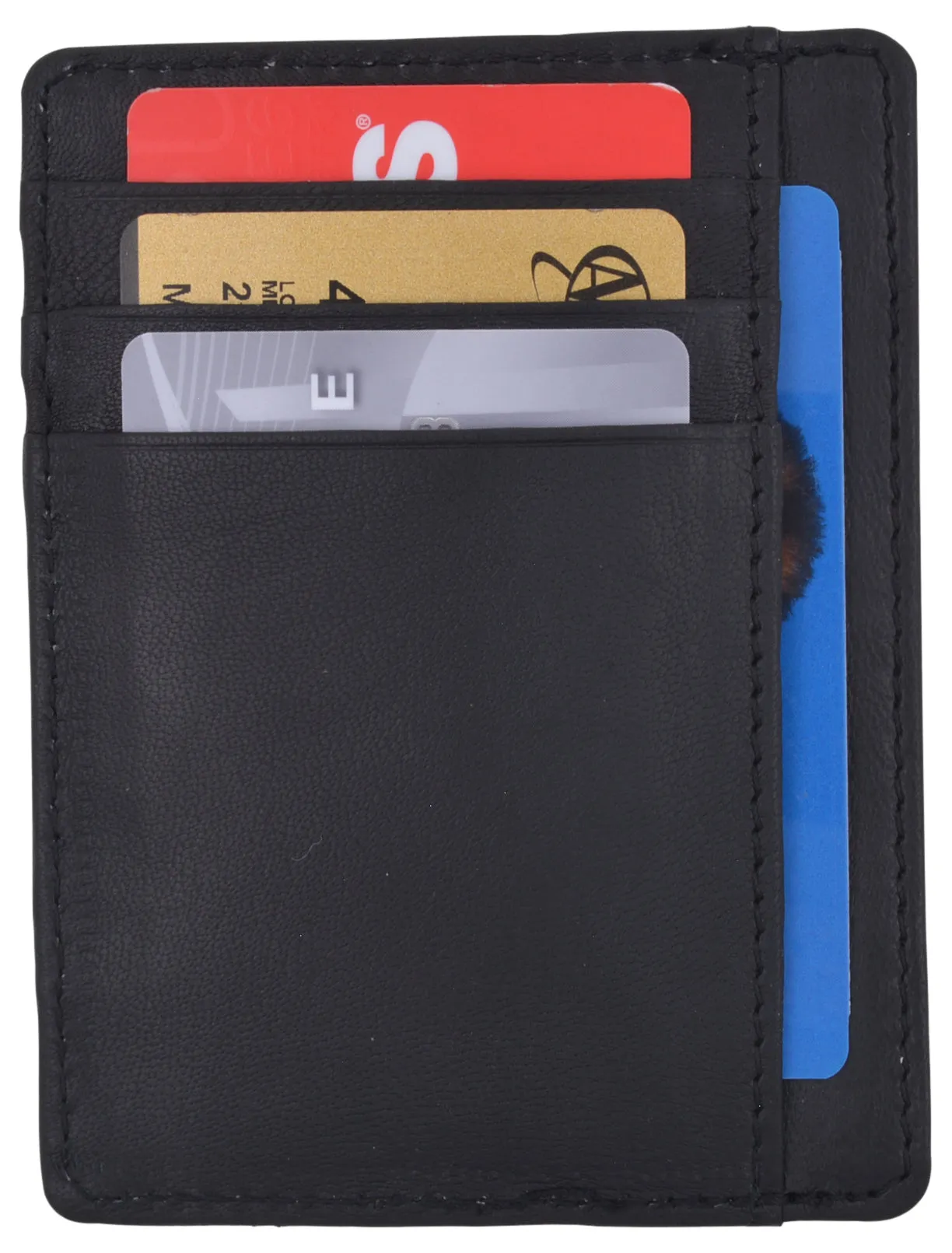 Slim Wallet RFID Front Pocket Wallet Minimalist Secure Thin Credit Card Holder