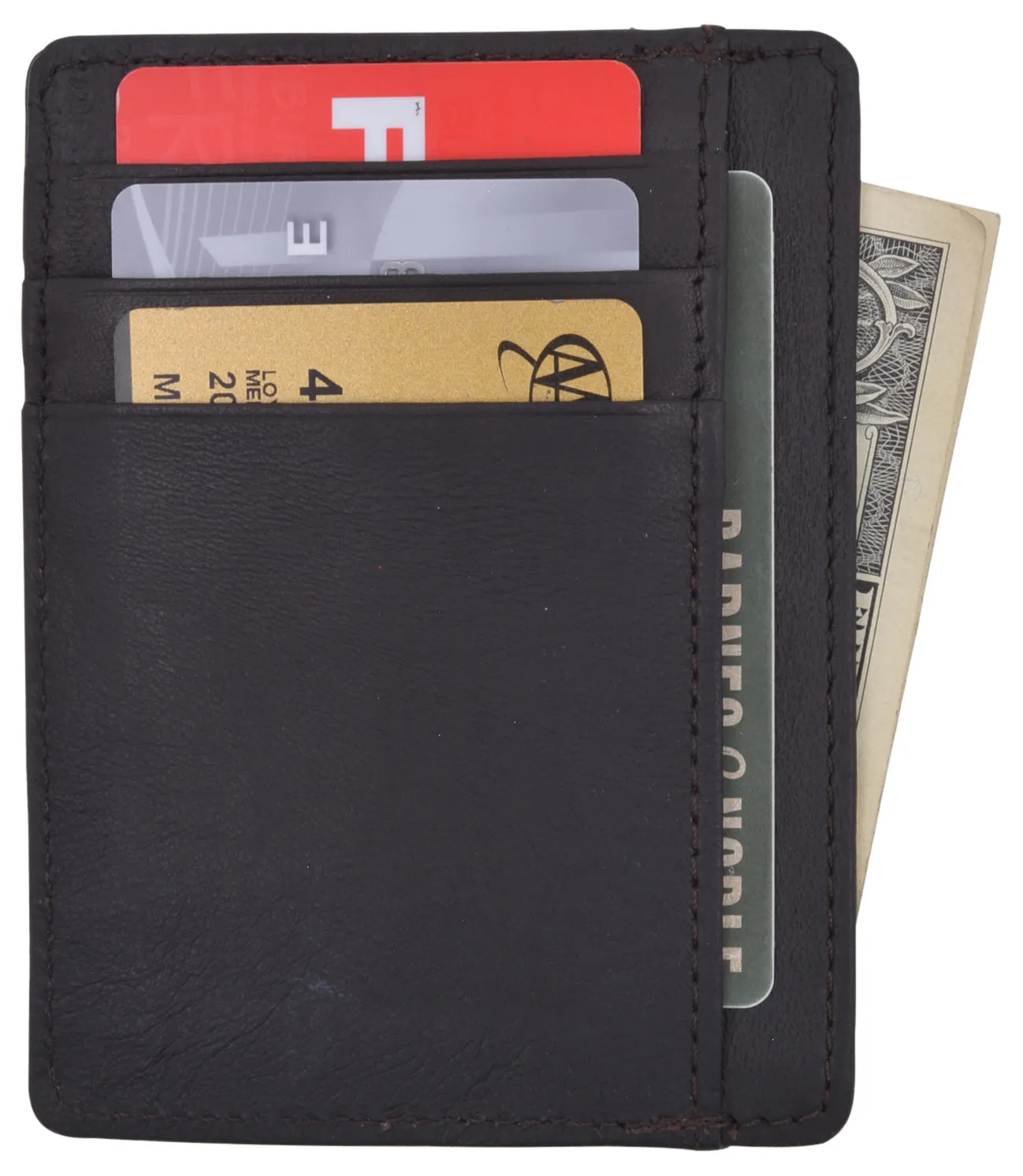 Slim Wallet RFID Front Pocket Wallet Minimalist Secure Thin Credit Card Holder