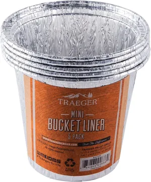 Traeger Mini Grease Bucket Liners- 5 Pack- Scout/Ranger/Ptg-BAC459