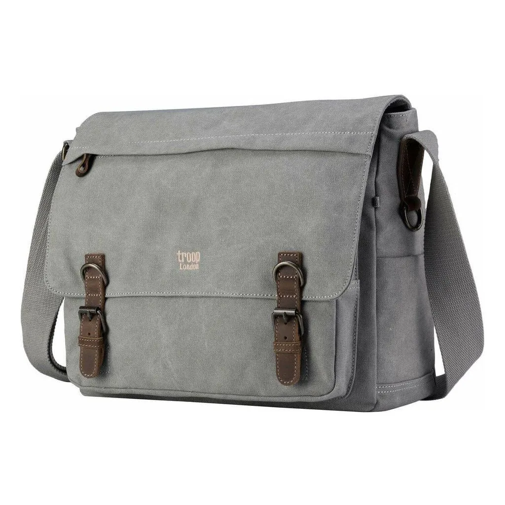 Troop London - Classic - Canvas Laptop Messenger Bag - Available in 5 Great Colours