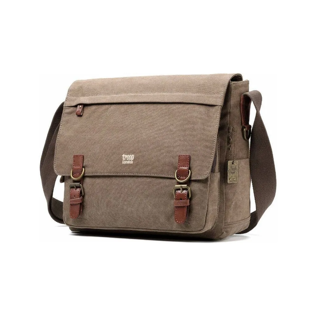 Troop London - Classic - Canvas Laptop Messenger Bag - Available in 5 Great Colours