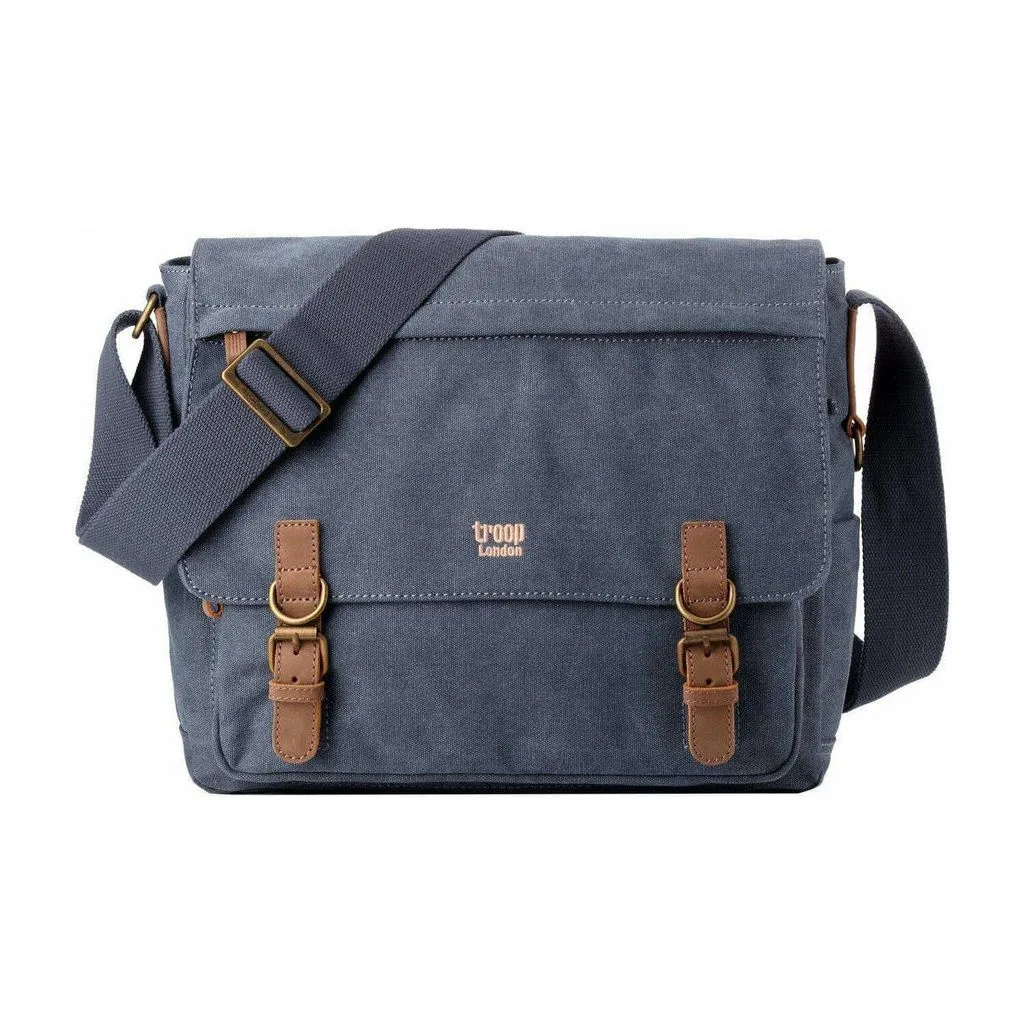 Troop London - Classic - Canvas Laptop Messenger Bag - Available in 5 Great Colours