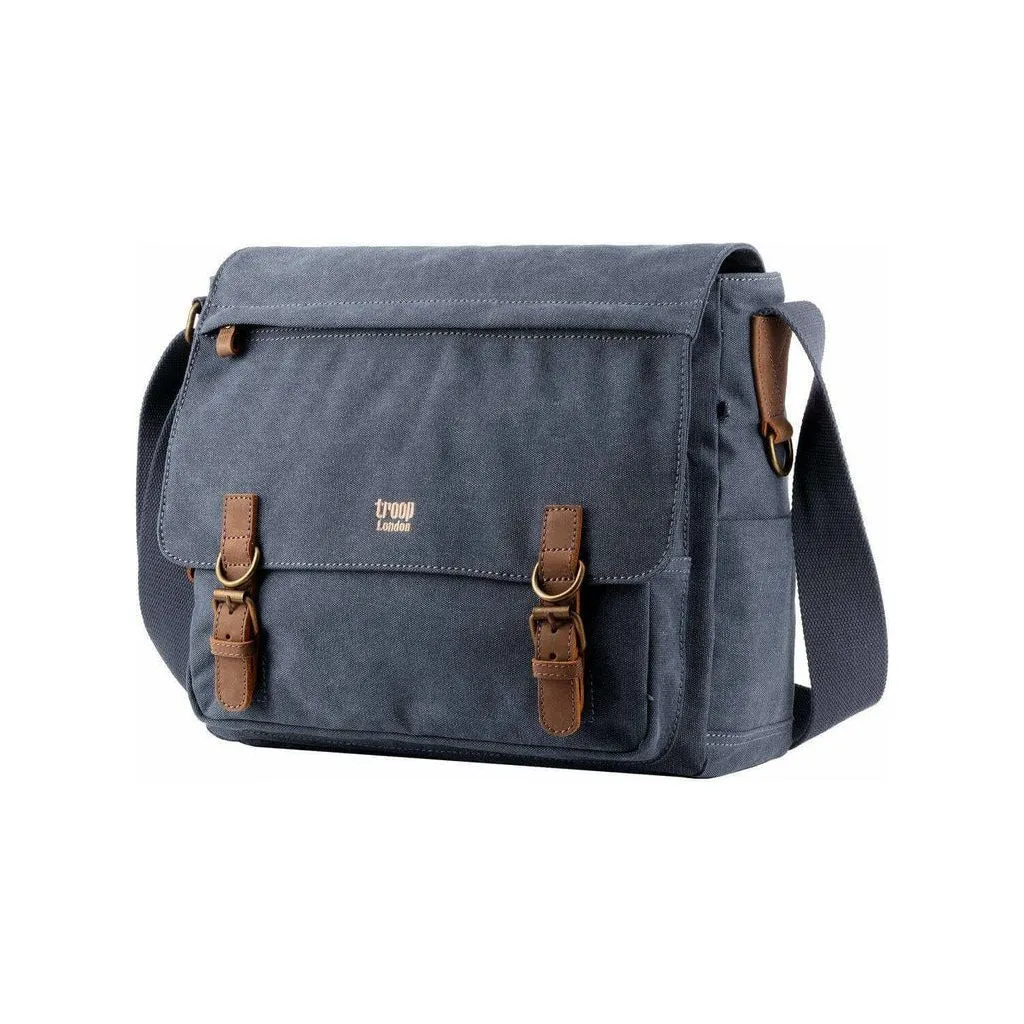 Troop London - Classic - Canvas Laptop Messenger Bag - Available in 5 Great Colours