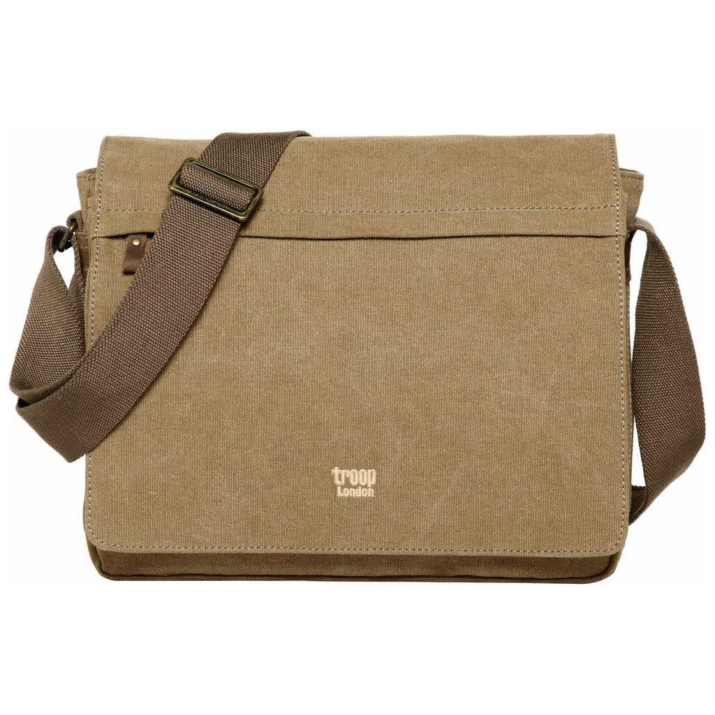 Troop London - Classic Canvas Laptop Messenger Bag