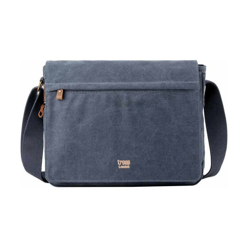 Troop London - Classic Canvas Laptop Messenger Bag