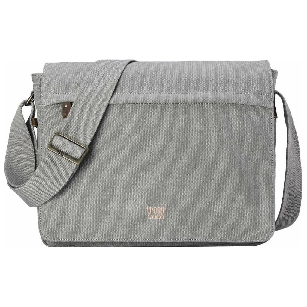 Troop London - Classic Canvas Laptop Messenger Bag