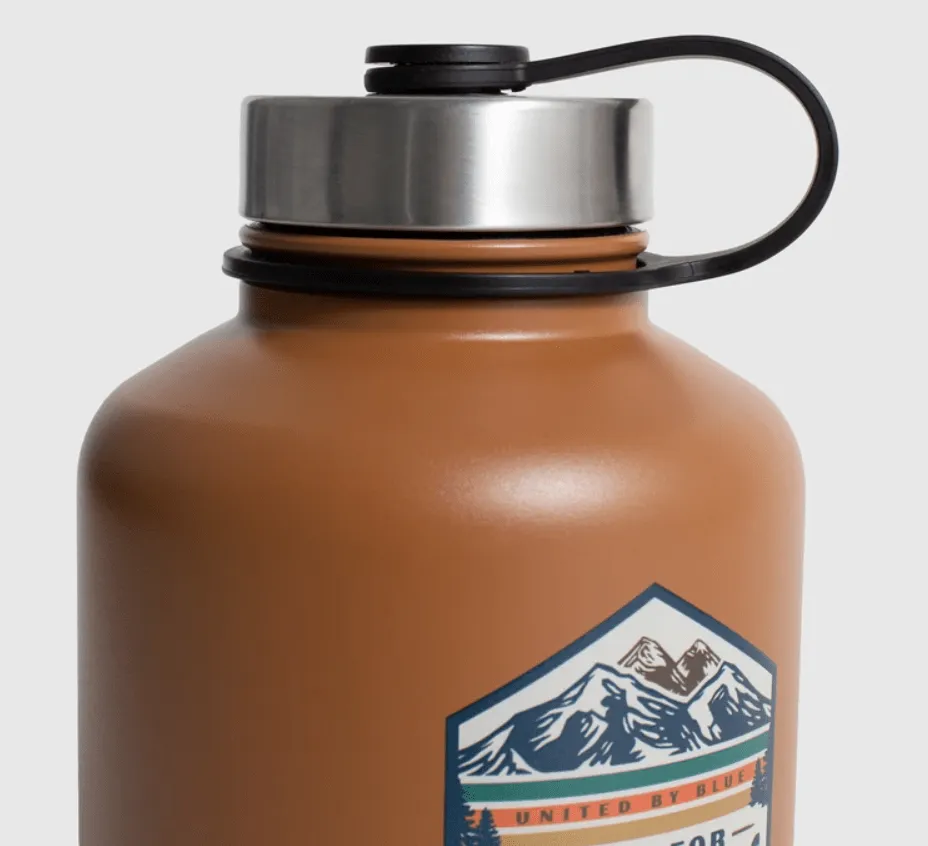 United By Blue Made For The Mountains 32 oz. Insulated Steel Growler