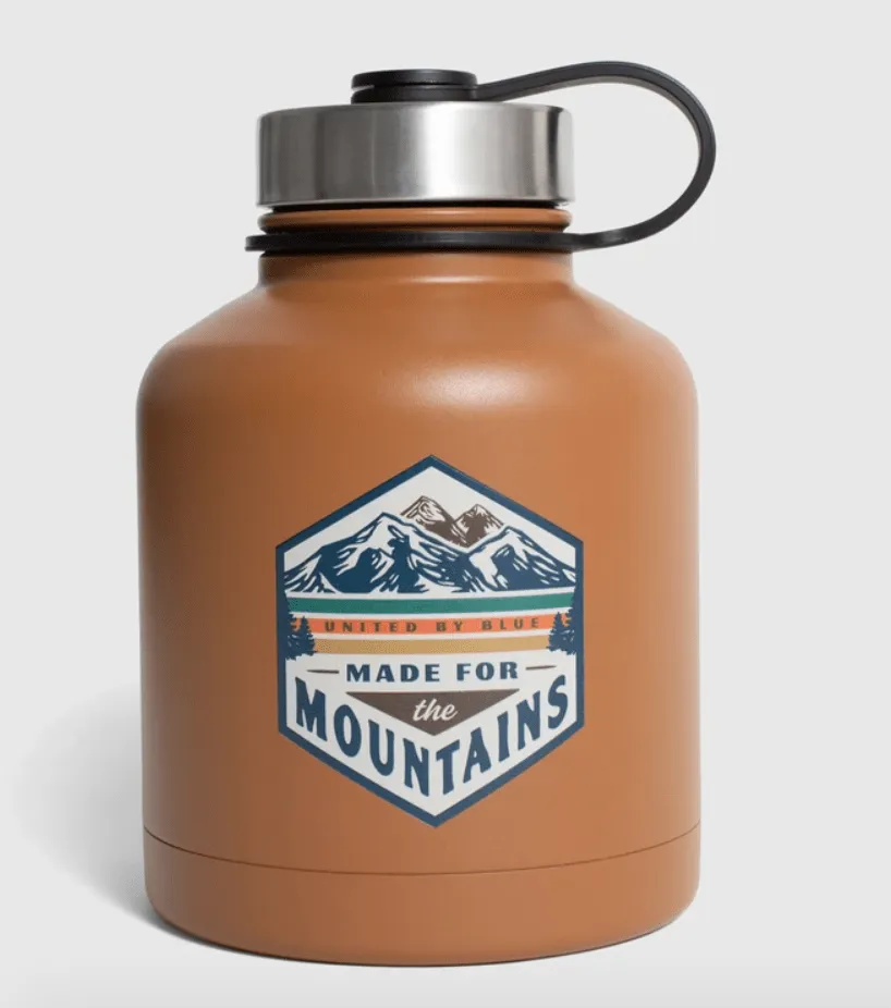 United By Blue Made For The Mountains 32 oz. Insulated Steel Growler