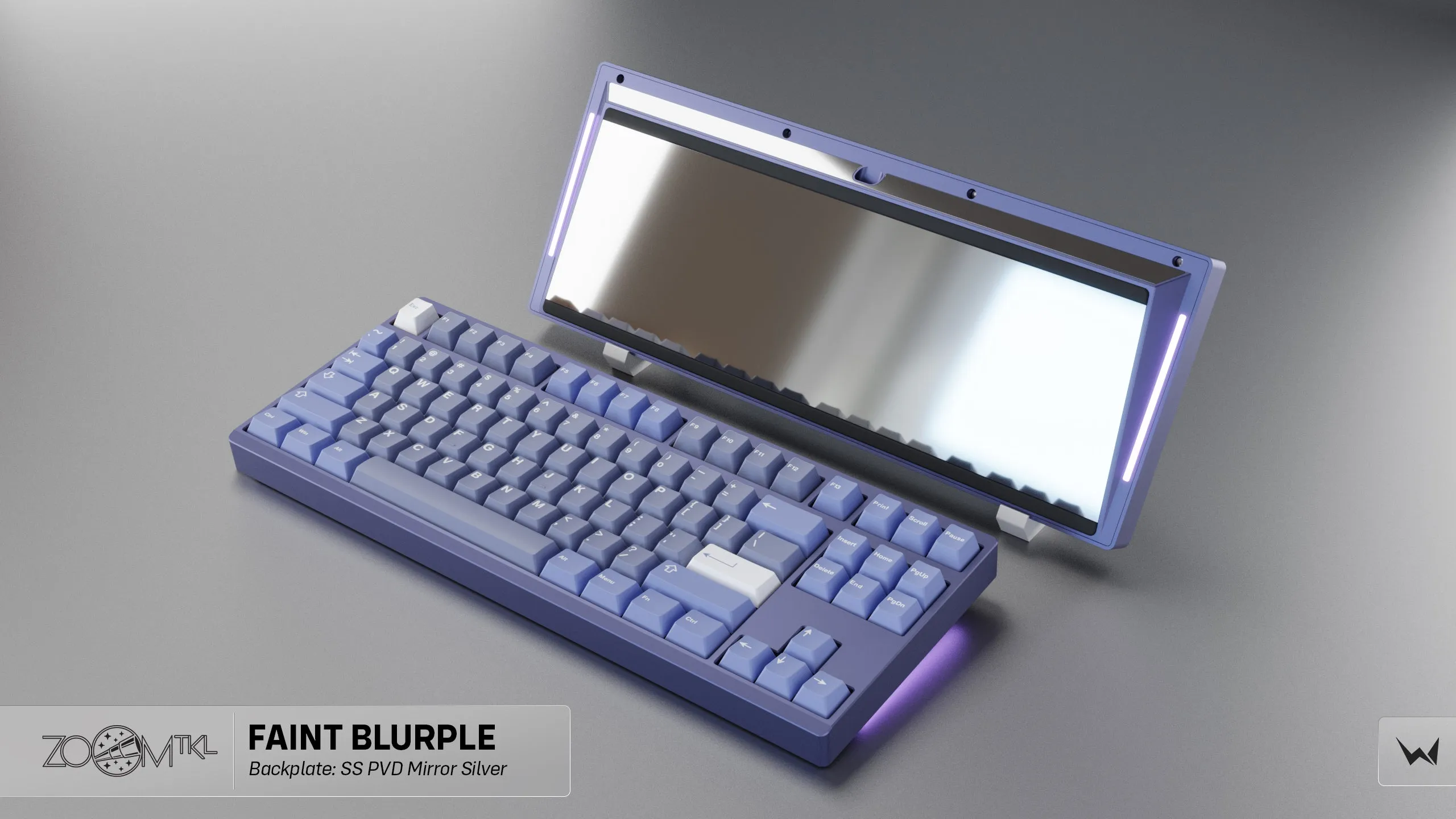 Zoom TKL Essential Edition - Faint Blurple Mechanical Keyboard Kit